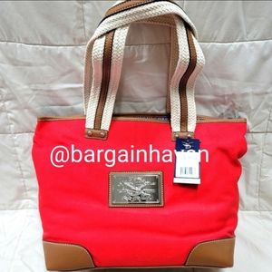 NWT American Living & Co Canvas Getaway Bag